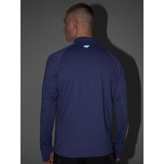4F bluza do biegania męska szybkoschnąca 4FWAW25TFSWM576 niebieska, Kolor: niebieski, Rozmiar: M, 4 zdjęcie