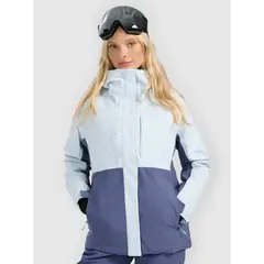 4F ocieplana kurtka narciarska damska z kieszeniami 4FWAW25TTJAF0805 niebieska, Kolor: niebieski, Rozmiar: L