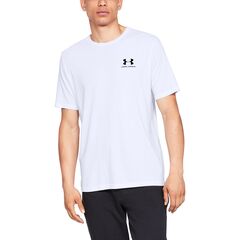 UNDER ARMOUR t-shirt męski koszulka treningowa SPORTSTYLE LEFT CHEST biała, Kolor: biały, Rozmiar: XXL, 3 zdjęcie
