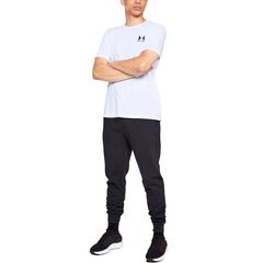 UNDER ARMOUR t-shirt męski koszulka treningowa SPORTSTYLE LEFT CHEST biała, Kolor: biały, Rozmiar: S, 4 zdjęcie