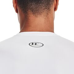 UNDER ARMOUR koszulka z długim rękawem treningowa UA HG Armour LS biała, Kolor: biały, Rozmiar: L, 6 zdjęcie