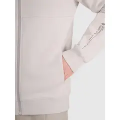 4F rozpinana bluza z kapturem męska 4FWAW25TSWSM1903 szara, Kolor: szary, Rozmiar: XL, 3 zdjęcie