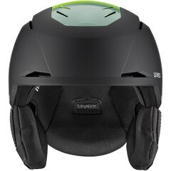 Kask narciarski UVEX Resolution czarno-zielony, Kolor: czarno-zielony, Rozmiar: 55-59, 3 zdjęcie