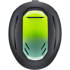 Kask narciarski UVEX Resolution czarno-zielony, Kolor: czarno-zielony, Rozmiar: 55-59, 2 zdjęcie