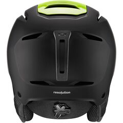 Kask narciarski UVEX Resolution czarno-zielony, Kolor: czarno-zielony, Rozmiar: 55-59, 4 zdjęcie