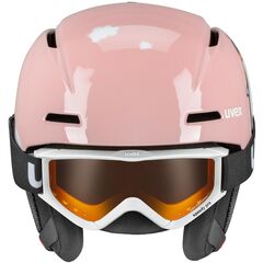 Kask narciarski dziecięcy z goglami UVEX Viti Set różowy, Kolor: różowy, Rozmiar: 46-50, 2 zdjęcie