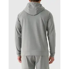 4F zapinana treningowa bluza męska z drapanej dzianiny 4FWMM00TFSWM654 szara, Kolor: szary, Rozmiar: M, 2 zdjęcie