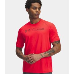 UNDER ARMOUR koszulka męska szybkoschnąca treningowa Reflective SS czerwona, Kolor: czerwony, Rozmiar: L