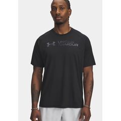 UNDER ARMOUR koszulka męska szybkoschnąca treningowa Reflective SS czarna, Kolor: czarny, Rozmiar: L