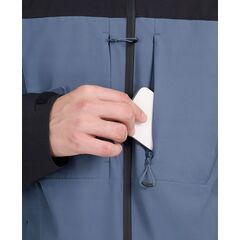 4F kurtka techniczna męska z kapturem i kieszeniami na piersi 4FWAW25TTJAM1010 niebieska, Kolor: niebieski, Rozmiar: XXL, 4 zdjęcie