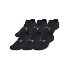 UNDER ARMOUR zestaw skarpetek stopek 6 par Essential No Show czarny, Kolor: czarny, Rozmiar: XL