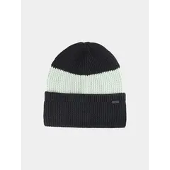 4F czapka chłopięca beanie o strukturze typu wafel 4FJWAW25ACAPM601 zielona, Kolor: zielony, Rozmiar: one size