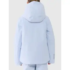 4F ocieplana kurtka narciarska dla dziewczynek 4FJWAW25TTJAF0817 błękitna, Kolor: fioletowy, Rozmiar: 134, 3 zdjęcie