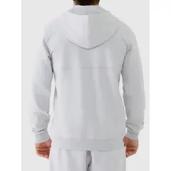 4F rozpinana bluza z kapturem męska 4FWAW25TSWSM1903 szara, Kolor: szary, Rozmiar: XL, 5 zdjęcie