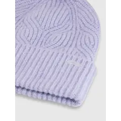 4F czapka damska zimowa z pomponem 4FWAW25ACAPF620 fioletowy, Kolor: fioletowy, Rozmiar: M, 3 zdjęcie