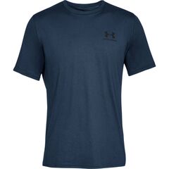 UNDER ARMOUR t-shirt męski koszulka treningowa SPORTSTYLE LEFT CHEST granatowa, Kolor: granatowy, Rozmiar: S