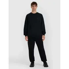 4F bluza męska bez kaptura 4FWAW25TSWSM1924, Kolor: czarny, Rozmiar: XL, 3 zdjęcie