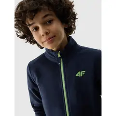4F bluza polarowa chłopięca 4FJWAW25TFLEM413, Kolor: granatowy, Rozmiar: 140, 2 zdjęcie