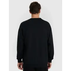 4F bluza męska bez kaptura 4FWAW25TSWSM1924, Kolor: czarny, Rozmiar: M, 2 zdjęcie