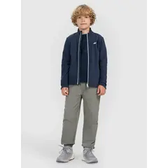 4F bluza polarowa chłopięca 4FJWAW25TFLEM413, Kolor: granatowy, Rozmiar: 140