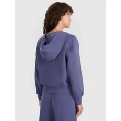 4F bluza damska na zamek z kapturem 4FWAW25TSWSF1835 niebieska, Kolor: niebieski, Rozmiar: M, 2 zdjęcie