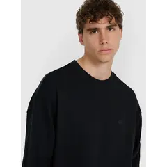 4F bluza męska bez kaptura 4FWAW25TSWSM1924, Kolor: czarny, Rozmiar: M, 5 zdjęcie