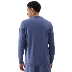 4F bluza bawełniana męska bez kaptura 4FWMM00TSWSM1767 niebieska, Kolor: niebieski, Rozmiar: XXL, 3 zdjęcie