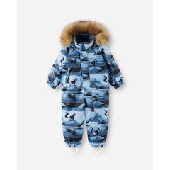 REIMA kombinezon zimowy dziecięcy Lappi niebieski, Kolor: niebieski, Rozmiar: 86 cm