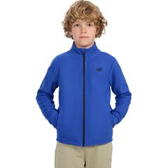 4F bluza polarowa chłopięca 4FJWAW25TFLEM413 niebieska, Kolor: niebieski, Rozmiar: 158