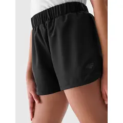 4F zestaw na w-f dla dziewczynki koszulka, spodenki , worek 4FJWAW25TAPSF081, Kolor: czarny, Rozmiar: 146/152, 5 zdjęcie