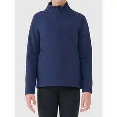 4F Bluza dziecięca BIELIZNA DRAPANA U106 granatowa, Kolor: granatowy, Rozmiar: 134/140