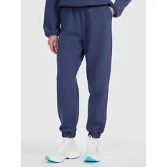 4F spodnie z dzianiny o waflowym splocie 4FWAW25TTROF1184 niebieskie, Kolor: niebieski, Rozmiar: S, 4 zdjęcie