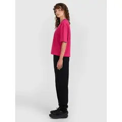 4F spodnie typu jogger z ozdobnymi przeszyciami 4FWAW25TTROF1205 czarne, Kolor: czarny, Rozmiar: S, 4 zdjęcie