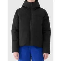 4F ocieplana kurtka narciarska damska z kieszeniami 4FWAW25TTJAF0808 czarna, Kolor: czarny, Rozmiar: XL