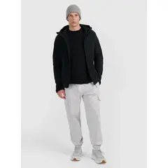 4F kurtka membranowa męska softshell z kapturem 4FWAW25TSOFM362 czarna, Kolor: czarny, Rozmiar: XL, 3 zdjęcie