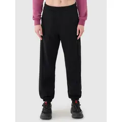 4F spodnie typu jogger z ozdobnymi przeszyciami 4FWAW25TTROF1205 czarne, Kolor: czarny, Rozmiar: S