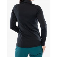 ODLO Bluza damska Essential Light Mid Layer 1/2 zip czarna, Rozmiar: L, 3 zdjęcie