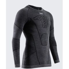 Koszulka męska X-Bionic SYMBIO MERINO SHIRT LS szara, Kolor: ciemnoszary, Rozmiar: L