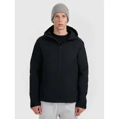 4F kurtka membranowa męska softshell z kapturem 4FWAW25TSOFM362 czarna, Kolor: czarny, Rozmiar: M, 2 zdjęcie