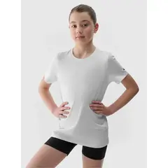 4F zestaw na w-f dla dziewczynki koszulka, spodenki i worek na buty 4FJWAW25TAPSF082, Kolor: czarny, Rozmiar: 146/152, 6 zdjęcie