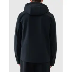 4F kurtka membranowa męska softshell z kapturem 4FWAW25TSOFM362 czarna, Kolor: czarny, Rozmiar: M, 4 zdjęcie