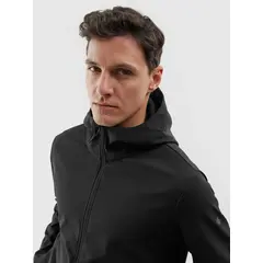 4F kurtka membranowa męska softshell z kapturem 4FWAW25TSOFM362 czarna, Kolor: czarny, Rozmiar: XL, 5 zdjęcie
