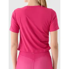 4F t-shirt sportowy damski koszulka 4FWAW25TFTSF1524, Kolor: różowy, Rozmiar: M, 3 zdjęcie