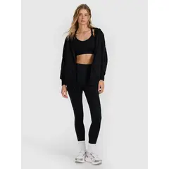 4F legginsy z wysokim stanem z zamkami 4FWAW25TTIGF242 czarne, Kolor: czarny, Rozmiar: M