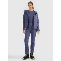 4F spodnie softshell z membraną i kieszeniami na zamek 4FWAW25TFTRF0988 niebieskie, Kolor: niebieski, Rozmiar: L, 6 zdjęcie