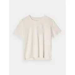 4F Tshirt funkcyjny z wykońćzeniem szybkoschnącym 4FWAW25TFTSF1517, Kolor: biały, Rozmiar: XS