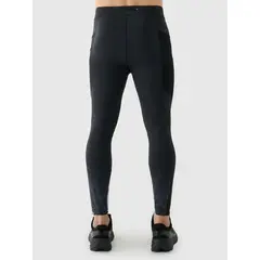 4F leginsy męskie z odblaskowym nadrukiem na nogawkach 4FWAW25TFTIM356, Kolor: czarny, Rozmiar: L, 5 zdjęcie