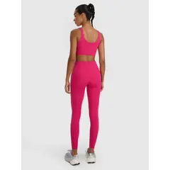 4F legginsy ze wsparciem talii i wykończeniem szybkoschnącym 4FWAW25TFTIF358 różowe, Kolor: różowy, Rozmiar: XL, 3 zdjęcie