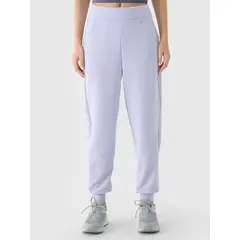 4F spodnie dresowe damskie z kieszeniami 4FWAW25TTROF1180 fioletowe, Kolor: niebieski, Rozmiar: S, 5 zdjęcie