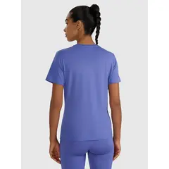 4F Tshirt damski funkcyjny z wykończeniem szybkoschnącym 4FWAW25TFTSF1516 niebieski, Kolor: granatowy, Rozmiar: M, 4 zdjęcie